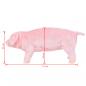 Preview: Plüschtier Schwein Stehend Plüsch Rosa XXL