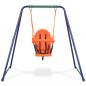 Preview: 2-in-1 Einzelschaukel und Babyschaukel Orange