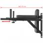 Preview: Fitness-Dipstation zur Wandmontage Schwarz    