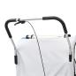 Preview: 2-in-1 Fahrradanhänger und Kinderwagen Blau und Grau
