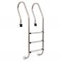 Preview: ARDEBO.de - Pool-Leiter 3 Stufen 120 cm Edelstahl 304