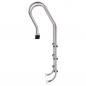 Preview: Pool-Leiter 3 Stufen 120 cm Edelstahl 304