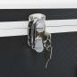 Preview: Aufbewahrungskoffer 2 Stk. Schwarz Aluminium 