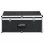 Preview: Aufbewahrungskoffer 2 Stk. Schwarz Aluminium 