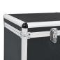 Preview: Aufbewahrungskoffer 2 Stk. Schwarz Aluminium 