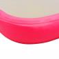 Preview: Aufblasbare Gymnastikmatte mit Pumpe 300×100×10 cm PVC Rosa