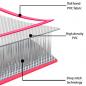 Preview: Aufblasbare Gymnastikmatte mit Pumpe 300×100×10 cm PVC Rosa