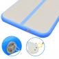 Preview: Aufblasbare Gymnastikmatte mit Pumpe 800x100x10 cm PVC Blau