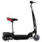 Preview: E-Scooter mit Sitz und LED 120 W Schwarz