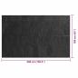 Preview: Poolabdeckung Schwarz 260x160 cm PE