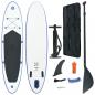 Preview: ARDEBO.de - Stand Up Paddle Surfboard SUP Aufblasbar Blau und Weiß