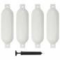 Preview: ARDEBO.de - Bootsfender 4 Stk. Weiß 51 x 14 cm PVC