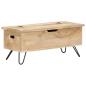 Preview: Truhe 90x40x45 cm Mango Massivholz