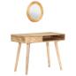 Preview: Schminktisch 100x50x76 cm Mango Massivholz 