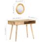 Preview: Schminktisch 100x50x76 cm Mango Massivholz 