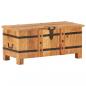 Preview: ARDEBO.de - Truhe 90x40x40 cm Akazie Massivholz