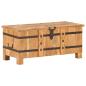 Preview: Truhe 90x40x40 cm Akazie Massivholz