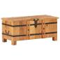 Preview: Truhe 90x40x40 cm Akazie Massivholz