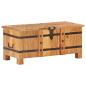 Preview: Truhe 90x40x40 cm Akazie Massivholz
