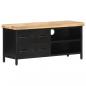 Preview: ARDEBO.de - TV-Schrank 90x30x41 cm Raues Mangoholz