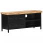 Preview: TV-Schrank 90x30x41 cm Raues Mangoholz