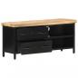 Preview: TV-Schrank 90x30x41 cm Raues Mangoholz