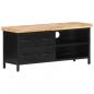 Preview: TV-Schrank 90x30x41 cm Raues Mangoholz