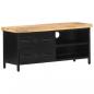 Preview: TV-Schrank 90x30x41 cm Raues Mangoholz