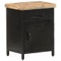 Preview: Nachttisch 40x30x52 cm Mango Massivholz