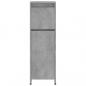Preview: Badezimmerschrank Betongrau 30x30x95 cm Holzwerkstoff