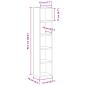 Preview: CD-Regale 2 Stk. Weiß 21x16x93,5 cm Holzwerkstoff