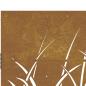 Preview: Gartentor 105x105 cm Cortenstahl Gras-Design