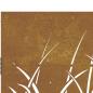 Preview: Gartentor 105x105 cm Cortenstahl Gras-Design