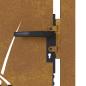 Preview: Gartentor 105x105 cm Cortenstahl Gras-Design