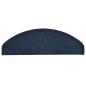 Preview: Selbstklebende Treppenmatten 15 Stk. Navy 65x21x4cm Nadelvlies 