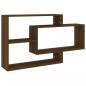 Preview: Wandregal Braun Eichen-Optik 104x20x58,5 cm Holzwerkstoff