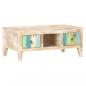 Preview: Couchtisch 100x55x40 cm Raues Akazienholz