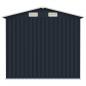 Preview: Gerätehaus Anthrazit 205x129x183 cm Verzinkter Stahl  