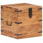 Preview: Truhe 40x40x40 cm Akazie Massivholz