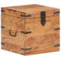 Preview: Truhe 40x40x40 cm Akazie Massivholz