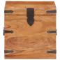 Preview: Truhe 40x40x40 cm Akazie Massivholz