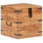 Preview: Truhe 40x40x40 cm Akazie Massivholz