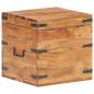 Preview: Truhe 40x40x40 cm Akazie Massivholz