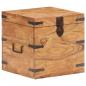 Preview: Truhe 40x40x40 cm Akazie Massivholz