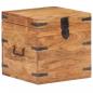 Preview: Truhe 40x40x40 cm Akazie Massivholz