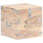 Preview: Truhe 40x40x40 cm Akazie Massivholz