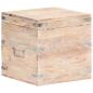 Preview: Truhe 40x40x40 cm Akazie Massivholz