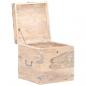 Preview: Truhe 40x40x40 cm Akazie Massivholz