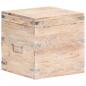 Preview: Truhe 40x40x40 cm Akazie Massivholz