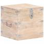 Preview: Truhe 40x40x40 cm Akazie Massivholz